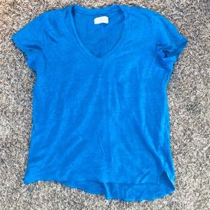 Lou & Grey Blue Linen T-shirt